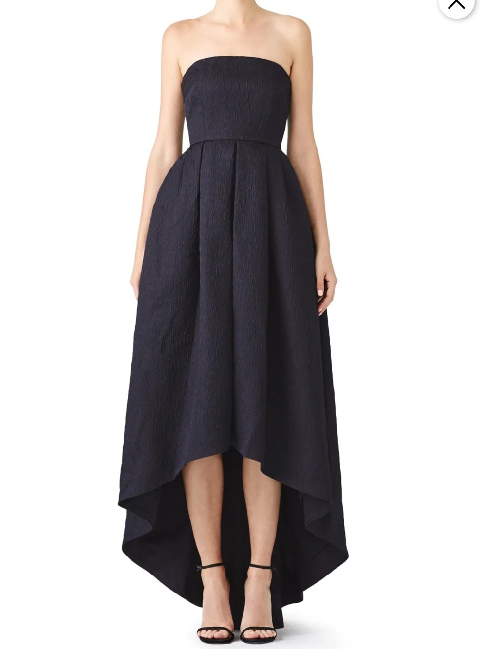 Slate and Willow Dramatic High Low Gown